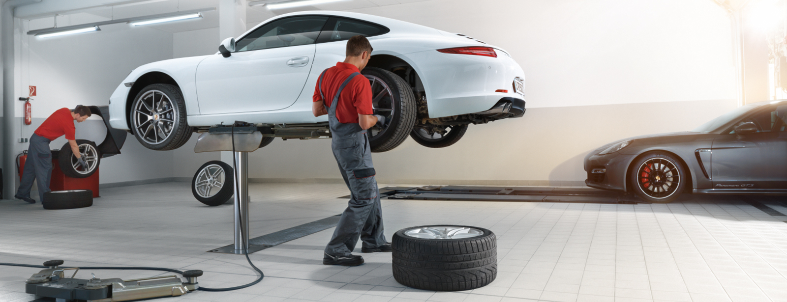 Hardtop-/ u. Rädereinlagerung